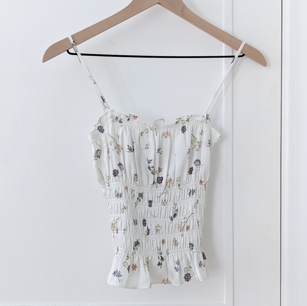 Aritzia Wilfred Motif Camisole Blouse Spring Medley XS
